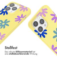 imoshion SilikonHülle design mit Band Apple iPhone 13 Pro - Yellow Flower Distance