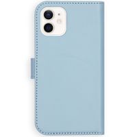 Selencia Echtleder Klapphülle Apple iPhone 12 Mini - Air Blue