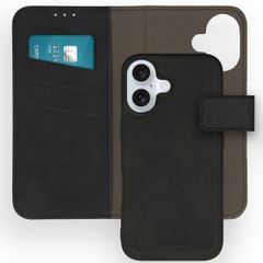 imoshion Entfernbare 2-1 Luxus Klapphülle Apple iPhone 16 - Schwarz