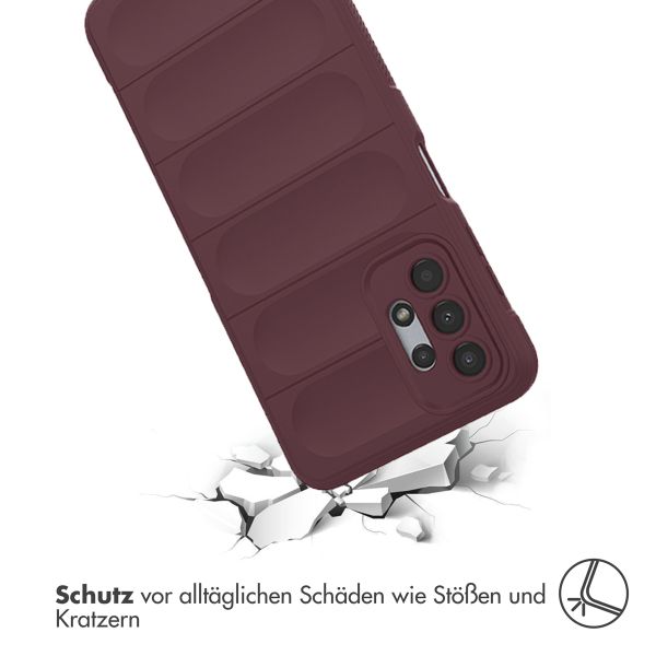 imoshion EasyGrip Back Cover für das Samsung Galaxy A13 (4G) - Aubergine