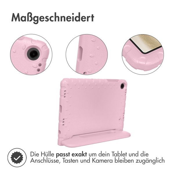 imoshion Schutzhülle mit Handgriff kindersicher für das Samsung Galaxy Tab A9 Plus - Hellrosa