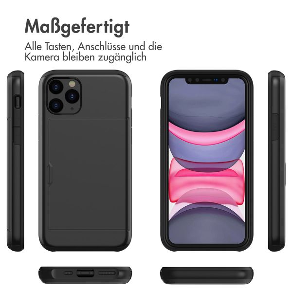 imoshion Backcover mit Kartenfach Apple iPhone 11 Pro - Schwarz
