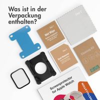 Accezz Displayschutzfolie mit Applikator für die Apple Watch Series 10 / 11 - 46 mm