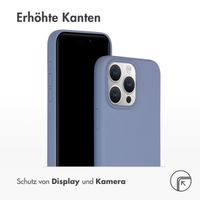Accezz Liquid Silikoncase mit MagSafe für das Apple iPhone 15 Pro Max - Lavender Grey