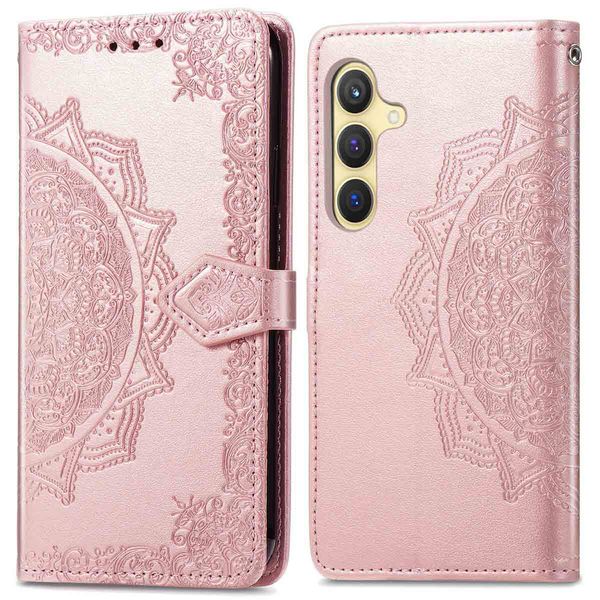 imoshion Mandala Klapphülle für das Samsung Galaxy S24 - Rose Gold