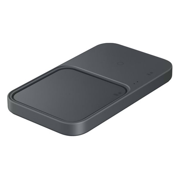 Samsung ﻿Wireless Charger Duo - Ladestation - Mit Adapter und Ladekabel - 15 Watt - Schwarz