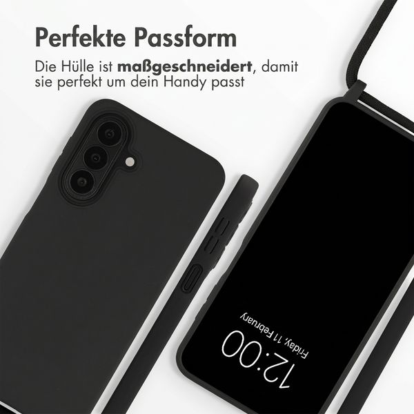 imoshion SilikonHülle mit Band Samsung Galaxy A27 (5G) - Schwarz