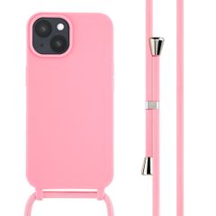 imoshion SilikonHülle mit Band Apple iPhone 15 - Rosa