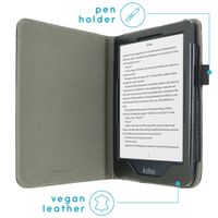 imoshion Vegan Leather Klapphülle Kobo Clara HD - Schwarz