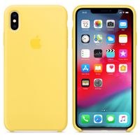 Apple Silikoncase Canary Yellow für das iPhone Xs Max