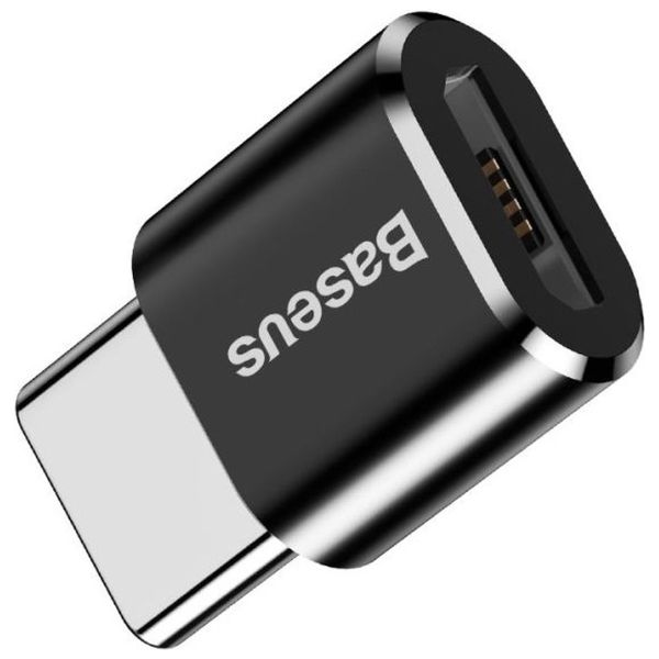 Baseus Micro-USB-zu-USB-C-Adapter – OTG – Schwarz