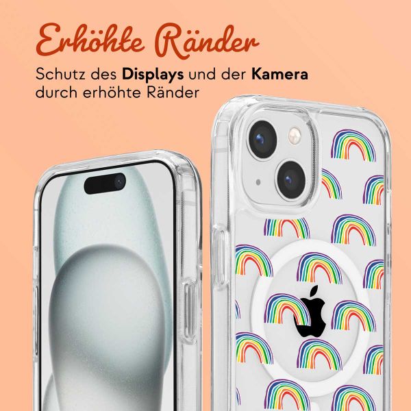 Gestalte deine eigene MagSafe Hülle mit abnehmbarem Band Apple iPhone 15 - Transparent