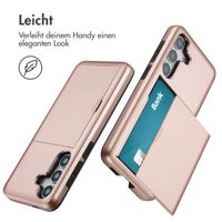 imoshion Backcover mit Kartenfach für das Samsung Galaxy S25 - Rose Gold