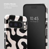 Selencia Vivid Tough Back Cover für das Google Pixel 8 Pro - Art Wave Black