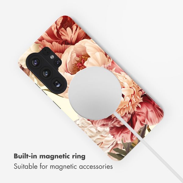 Selencia Vivid Rückabdeckung mit MagSafe Samsung Galaxy S26 Ultra - Vintage Peony