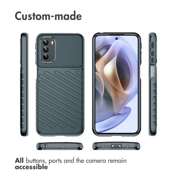 imoshion Thunder Backcover für das Motorola Moto G31 / G41 - Grün