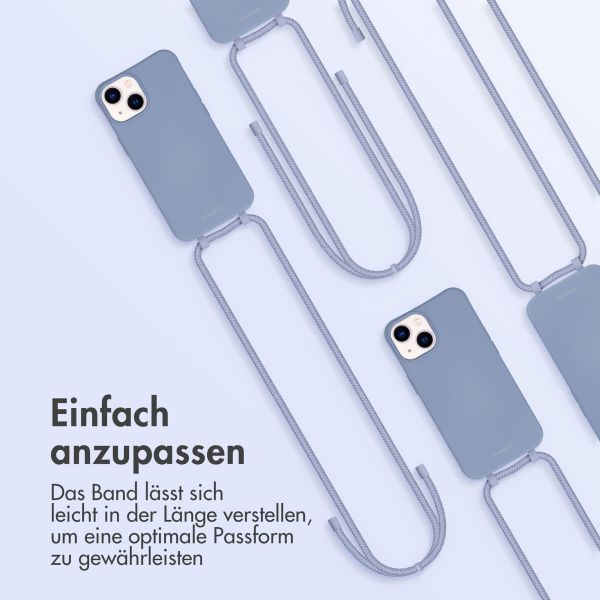 imoshion Color Backcover mit abtrennbarem Band Apple iPhone 14 - Ash Blue