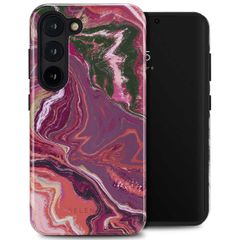 Selencia Vivid Back Cover Samsung Galaxy S23 - Marble Purple