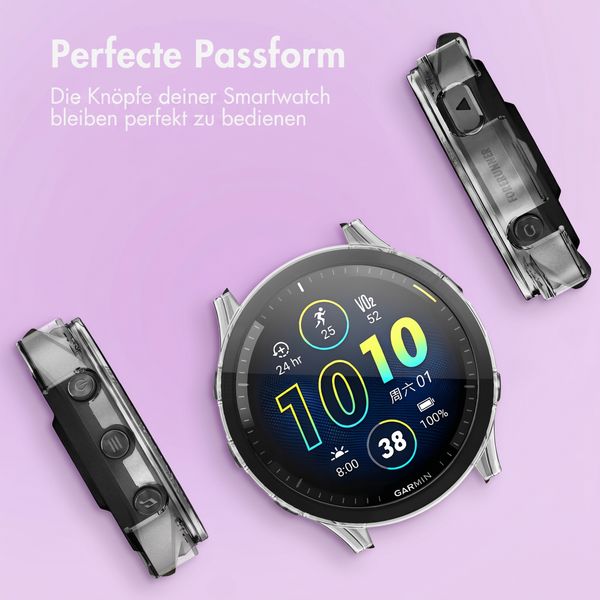 imoshion Full Cover Hard Case Garmin Forerunner 965 - Transparent