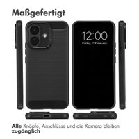 imoshion Brushed Back Cover Xiaomi Redmi Note 17 Pro - Schwarz