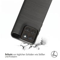 imoshion Brushed Back Cover Motorola Moto G77 - Schwarz