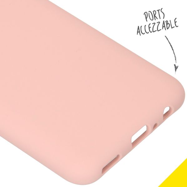 Accezz Liquid Silikoncase Huawei P Smart (2020) - Rosa