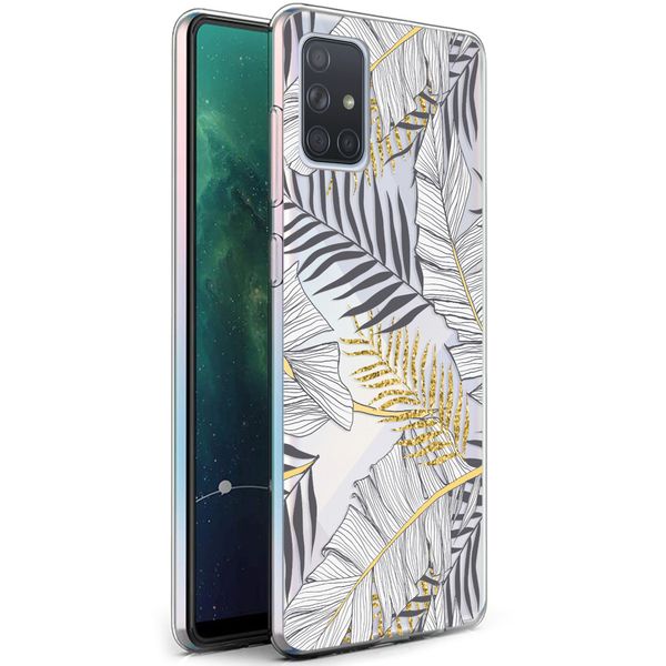 imoshion Design Hülle für das Samsung Galaxy A71 - Glamour Botanic