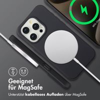 imoshion Color Backcover mit abnehmbarem Handykette und MagSafe Apple iPhone 15 Pro - Schwarz