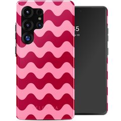 Selencia Vivid Back Cover Samsung Galaxy S25 Ultra - Wave Vibes Lipstick