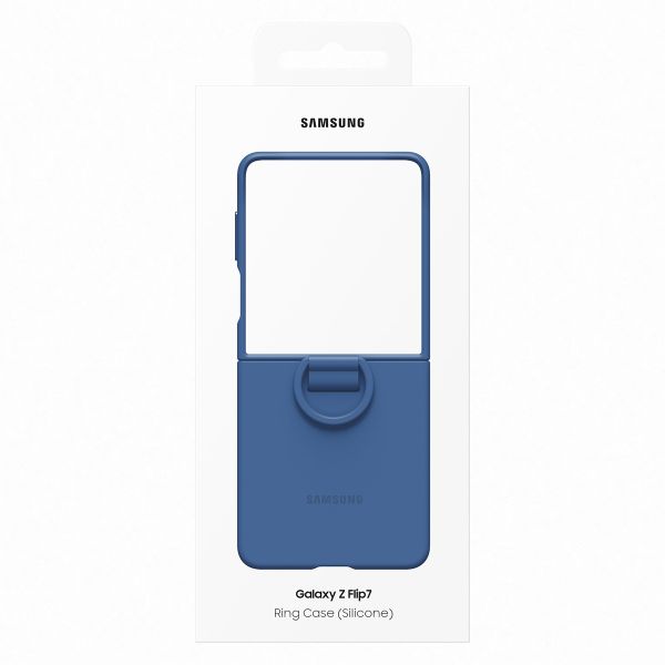 Samsung Original Silikon Cover Ring Samsung Galaxy Z Flip 7 - Blue