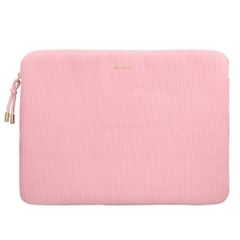Selencia Cord Laptop Hülle 15-16 Zoll - Laptop Sleeve - Soft Blush