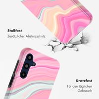 Selencia Vivid Tough Back Cover für das Samsung Galaxy A16 - Pastel Lipstick Marble