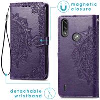 imoshion Mandala Klapphülle Motorola Moto E7i Power - Violett