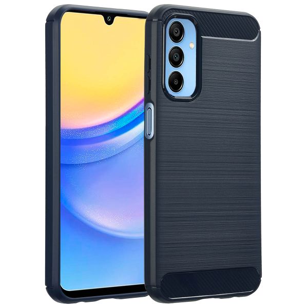 imoshion Brushed Back Cover für das Samsung Galaxy A15 (5G/4G) - Dunkelblau