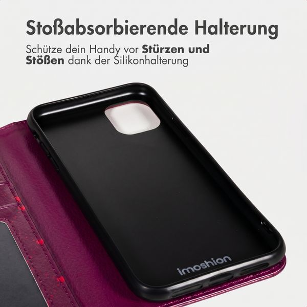 imoshion Design Klapphülle Apple iPhone 12 (Pro) - Crush Check Coral Dust