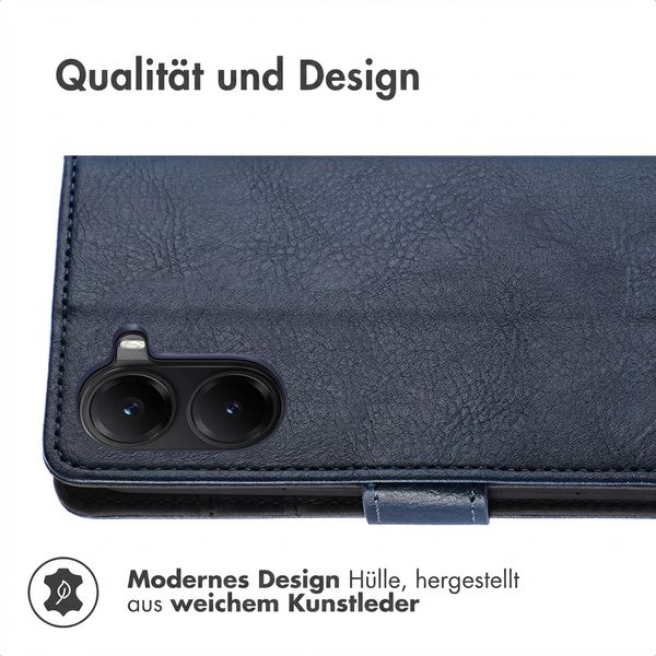 imoshion Luxuriöse Klapphülle Xiaomi Poco X7 Pro - Dunkelblau