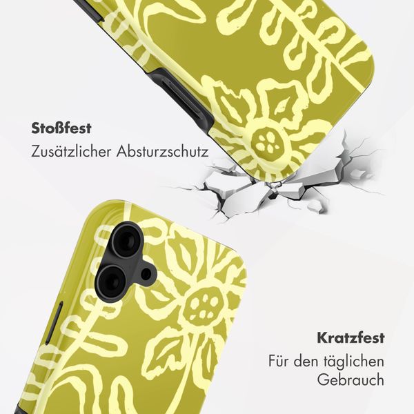 Selencia Vivid Back Cover Apple iPhone 16 - Chalky Bloom