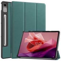 imoshion Trifold Klapphülle Lenovo Tab P12 - Dunkelgrün