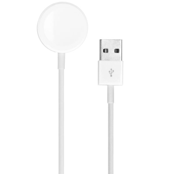 ﻿Magnetisches Ladekabel für das Apple Watch – USB-A – 1 Meter – Weiß