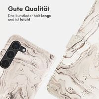imoshion Design Klapphülle Samsung Galaxy S23 - Sandy Marble