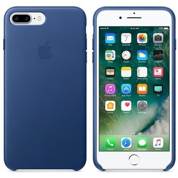 Apple Leder-Case für das Apple iPhone 8 Plus / 7 Plus - Sapphire