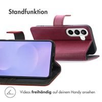 imoshion Luxuriöse Klapphülle Samsung Galaxy S26 Plus - Bordeaux