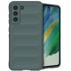 imoshion EasyGrip Backcover Samsung Galaxy S21 FE - Dunkelgrün