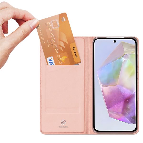 Dux Ducis Slim TPU Klapphülle für das Samsung Galaxy A36 / A56 - Rose Gold