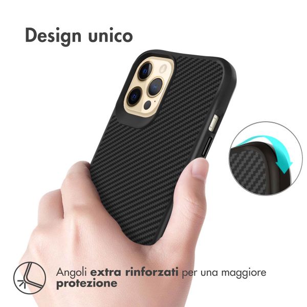 imoshion Rugged Hybrid Carbon Case Apple iPhone 12 Pro Max - Schwarz