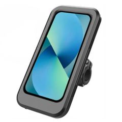 imoshion Handyhalterung für Fahrrad mit powerbank - spritzwassergeschützt – 5000 mAh – Schwarz