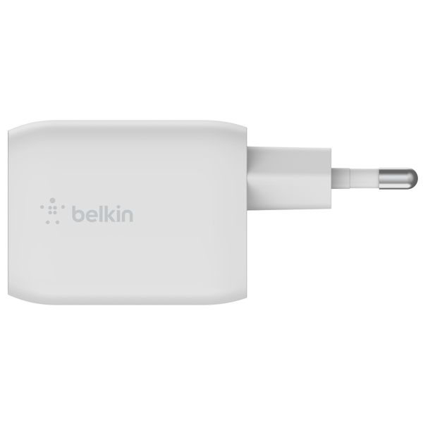 Belkin Boost↑Charge™ GaN Pro Adapter 2 Ports mit USB-C-Kabel - USB-C 65 W - Weiß