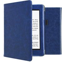 imoshion Vegan Leather Klapphülle Amazon Kindle Paperwhite 4 - Dunkelblau