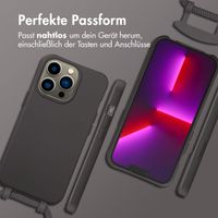 imoshion Color Backcover mit abnehmbarem Handykette und MagSafe Apple iPhone 13 Pro - Black Coffee