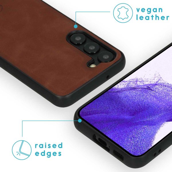 imoshion Entfernbare 2-1 Luxus Klapphülle Samsung Galaxy S23 - Braun